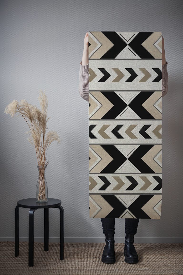 Tribal Arrow Boho Pattern 1 wallpaper roll