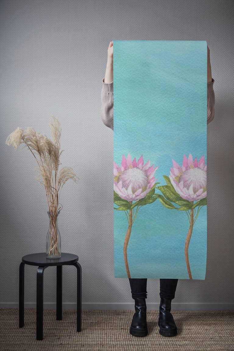 Lotus wallpaper roll