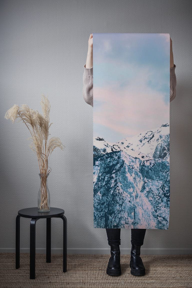 Pastel Mountain Dream 1 behang roll