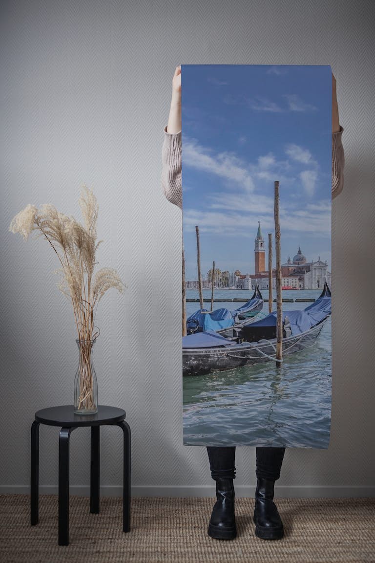Venice Venezia Gondolas wallpaper roll
