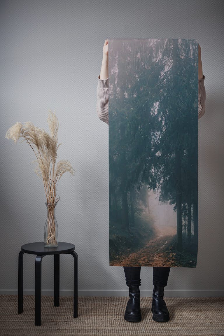 Silent Forest Mist wallpaper roll