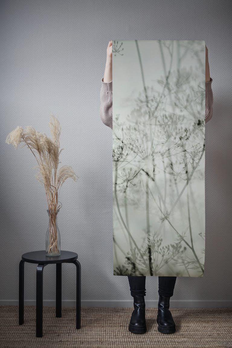 Botanical abstract behang roll