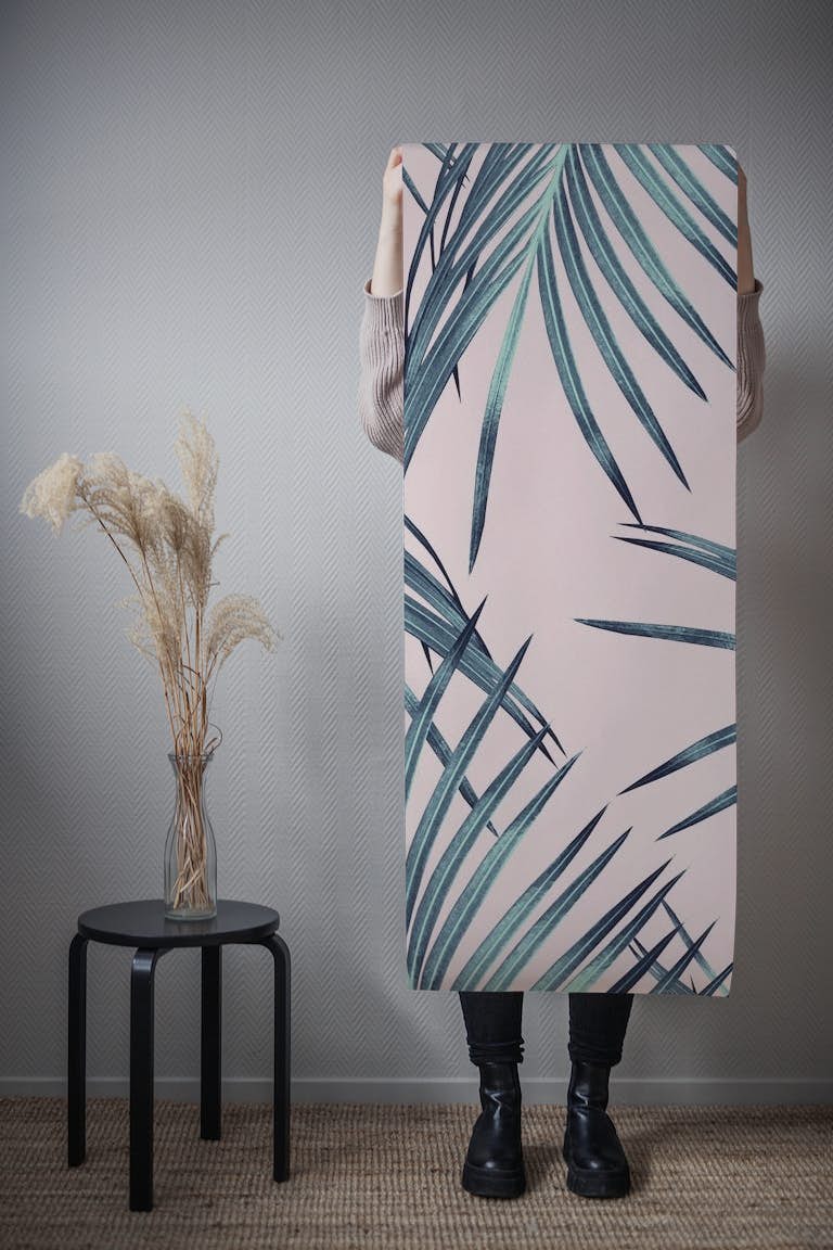 Blush Palm Leaves Dream 1 wallpaper roll