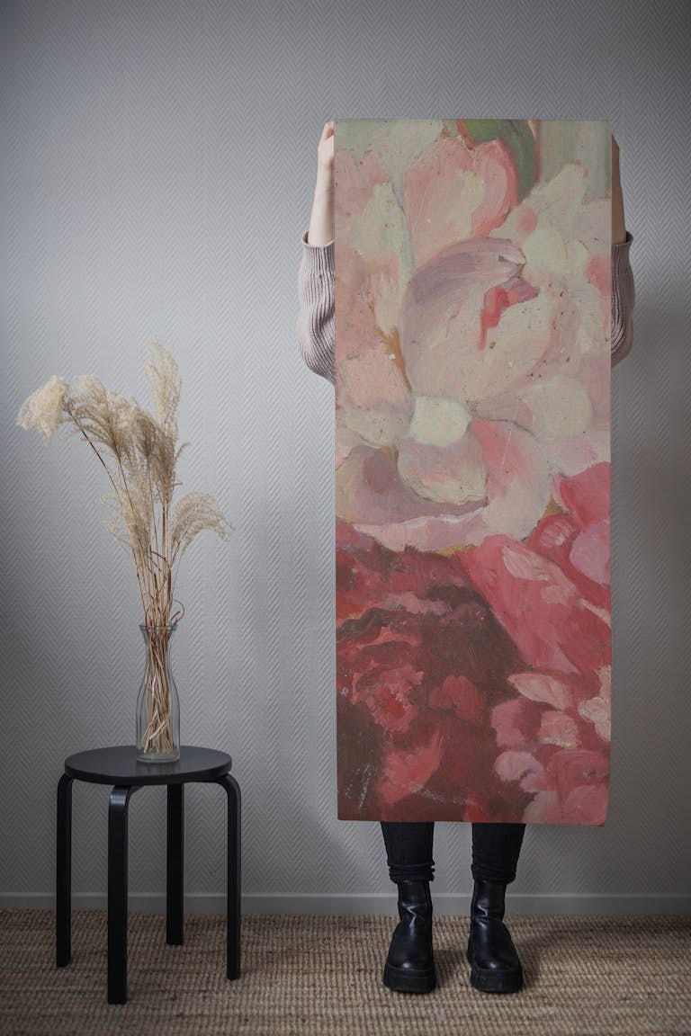Genevieve - Vintage Flowers wallpaper roll