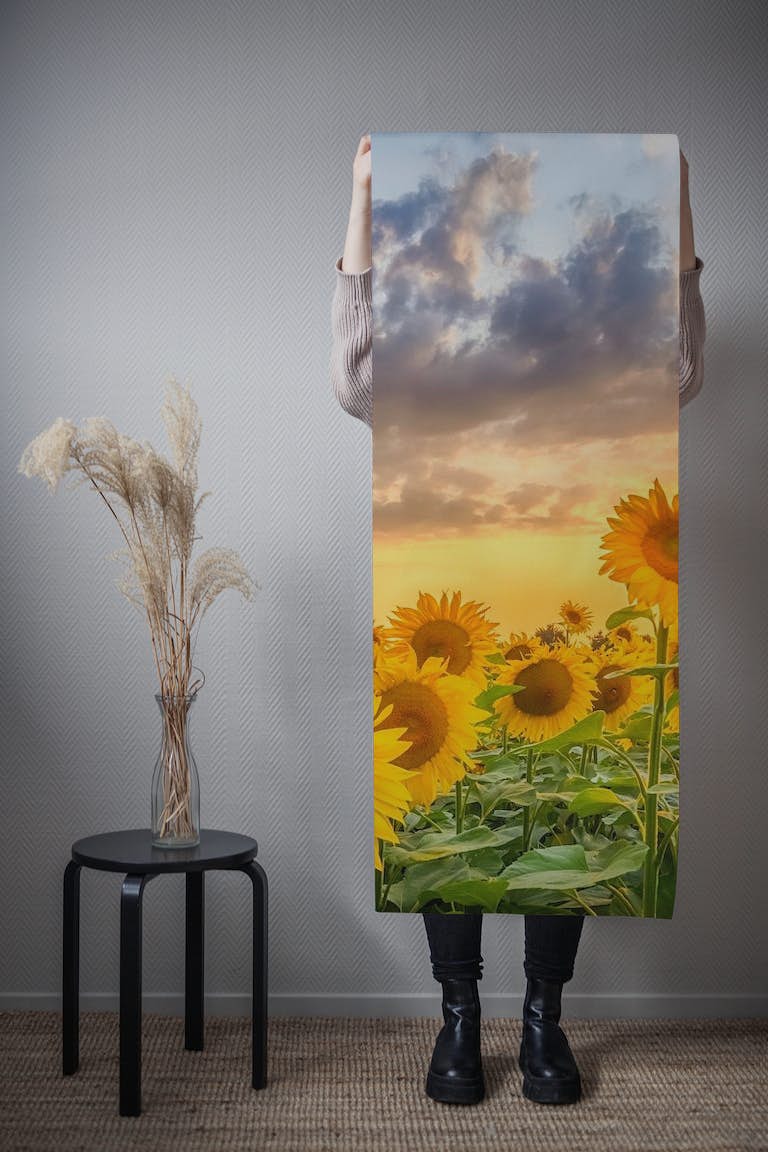 Fascination sunflowers tapety roll