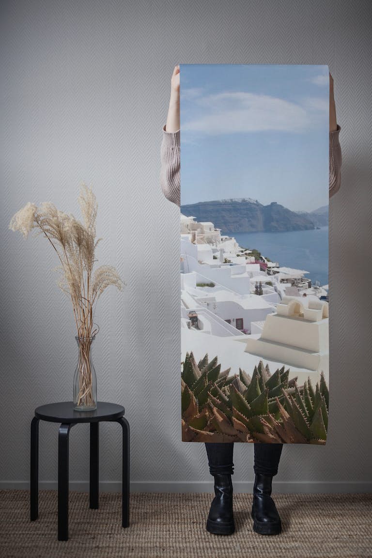 Santorini Oia Bliss 1 wallpaper roll