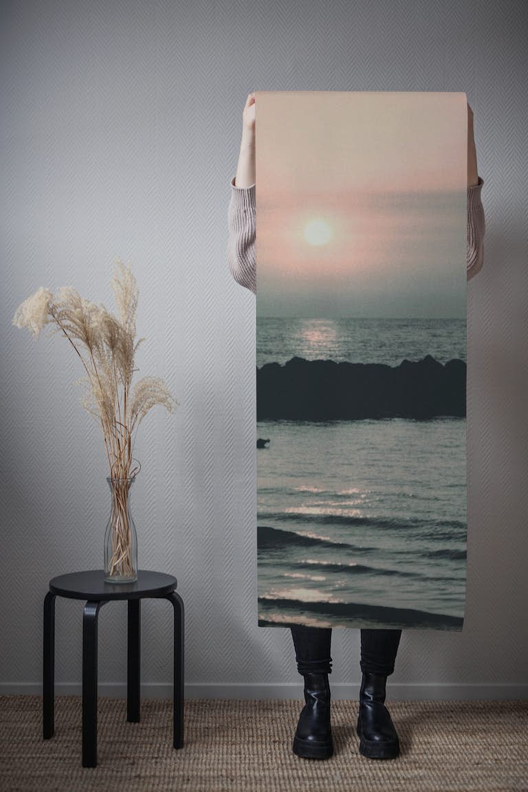 Sunset Ocean Bliss 4 papel pintado roll