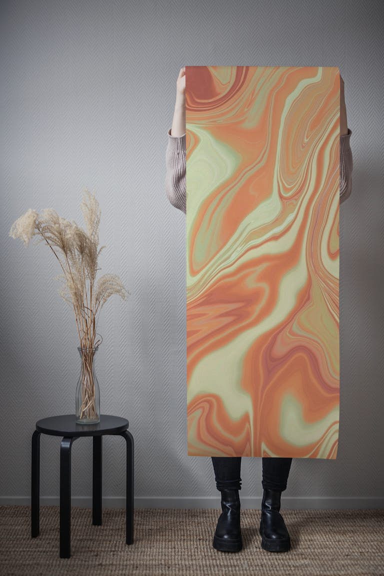 Liquid Retro Swirl Dream 1 wallpaper roll