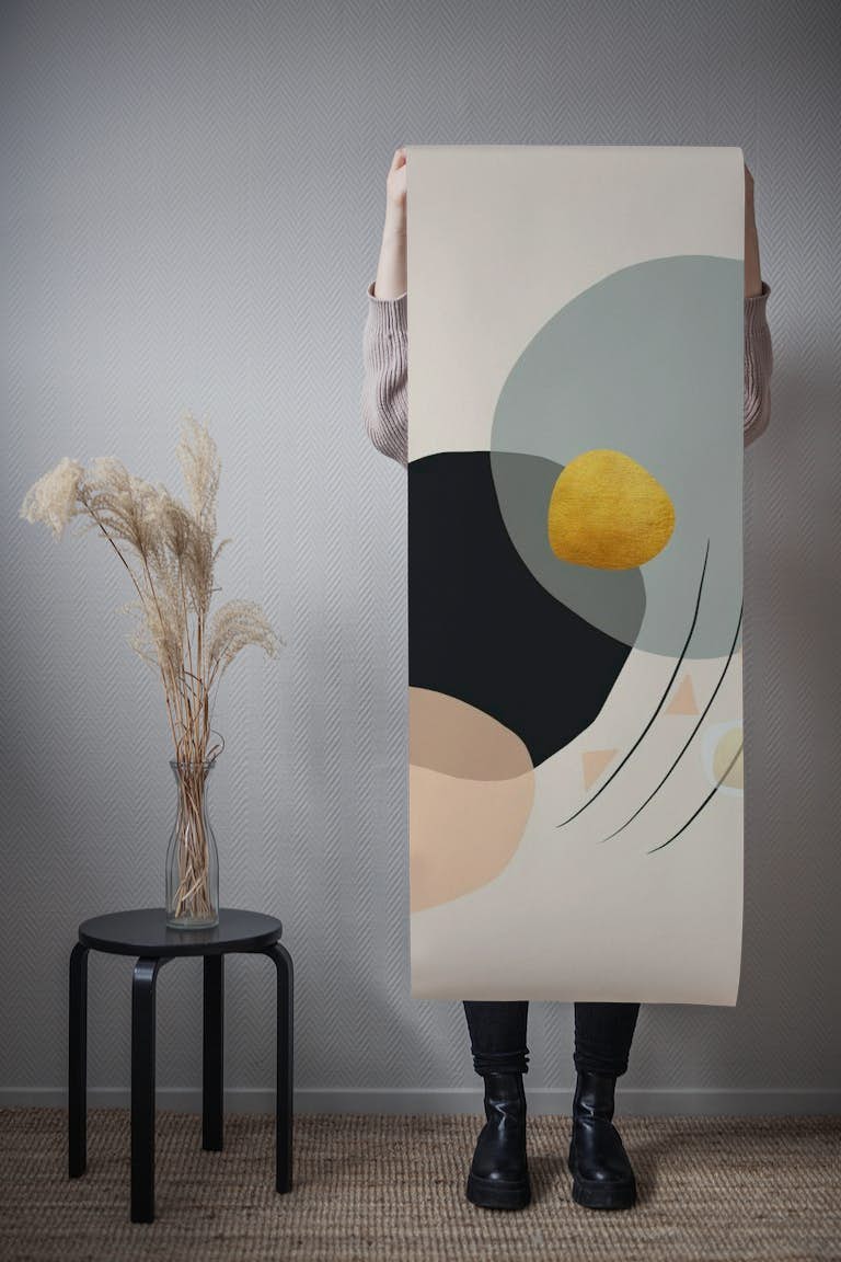 Modern minimal forms 24 papiers peint roll
