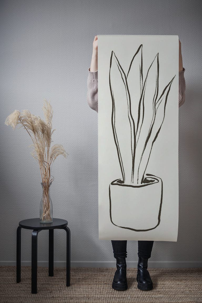 Plant Pot wallpaper roll