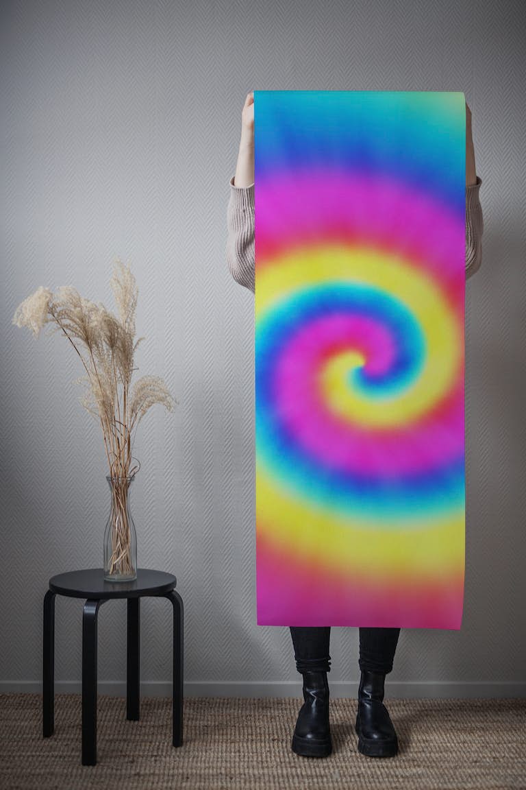 Psychedelic Tie Dye papel de parede roll