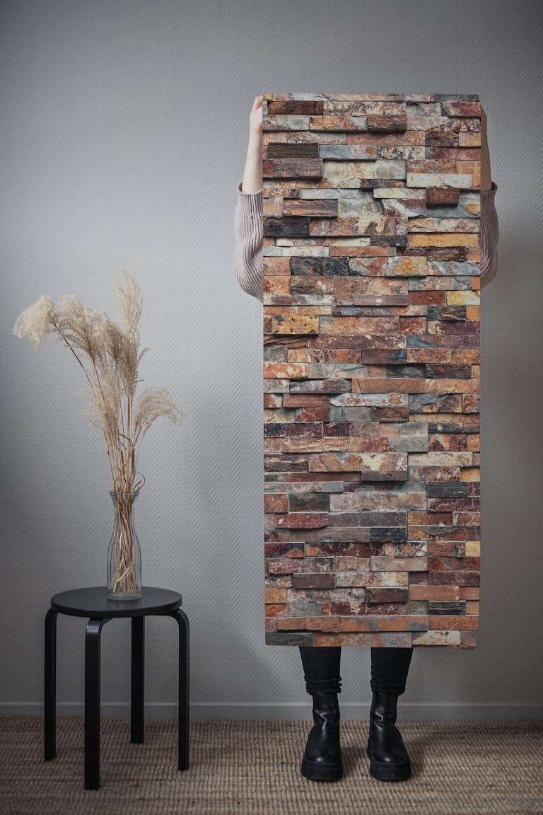 Brick and Slate wallpaper roll