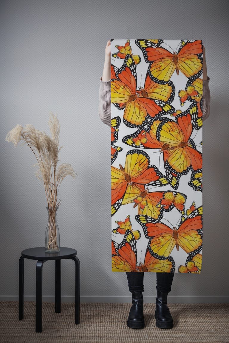 Monarch Butterflies 5 wallpaper roll