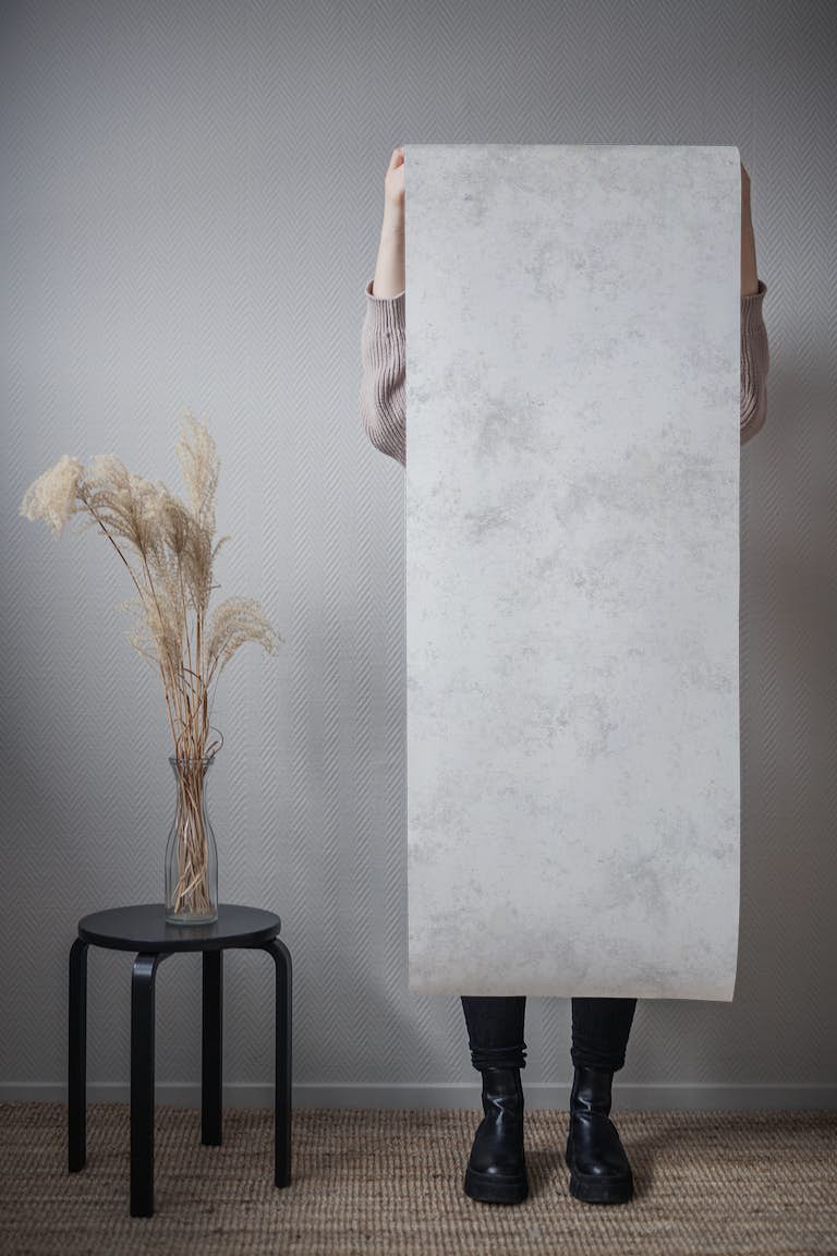 Light concrete wallpaper roll
