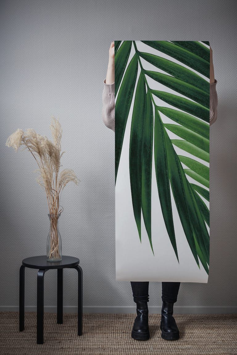 Tropical Green Palm Leaf 1 papel pintado roll
