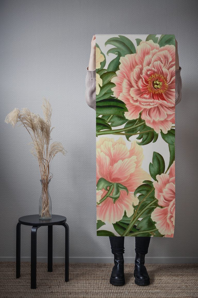 Vintage Peonies ταπετσαρία roll