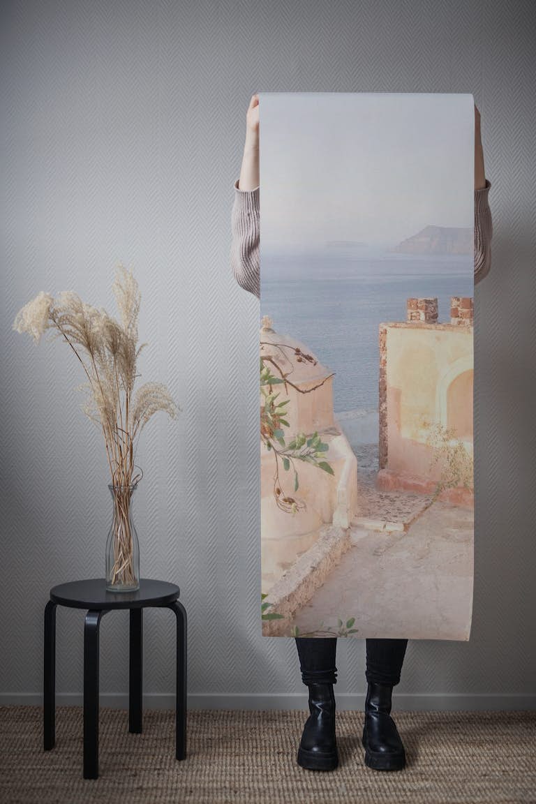 Santorini Dream 1 wallpaper roll