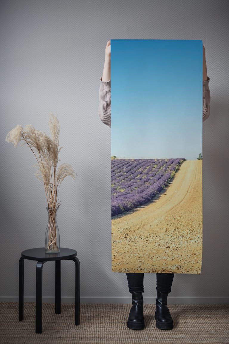 Fields in Provence wallpaper roll