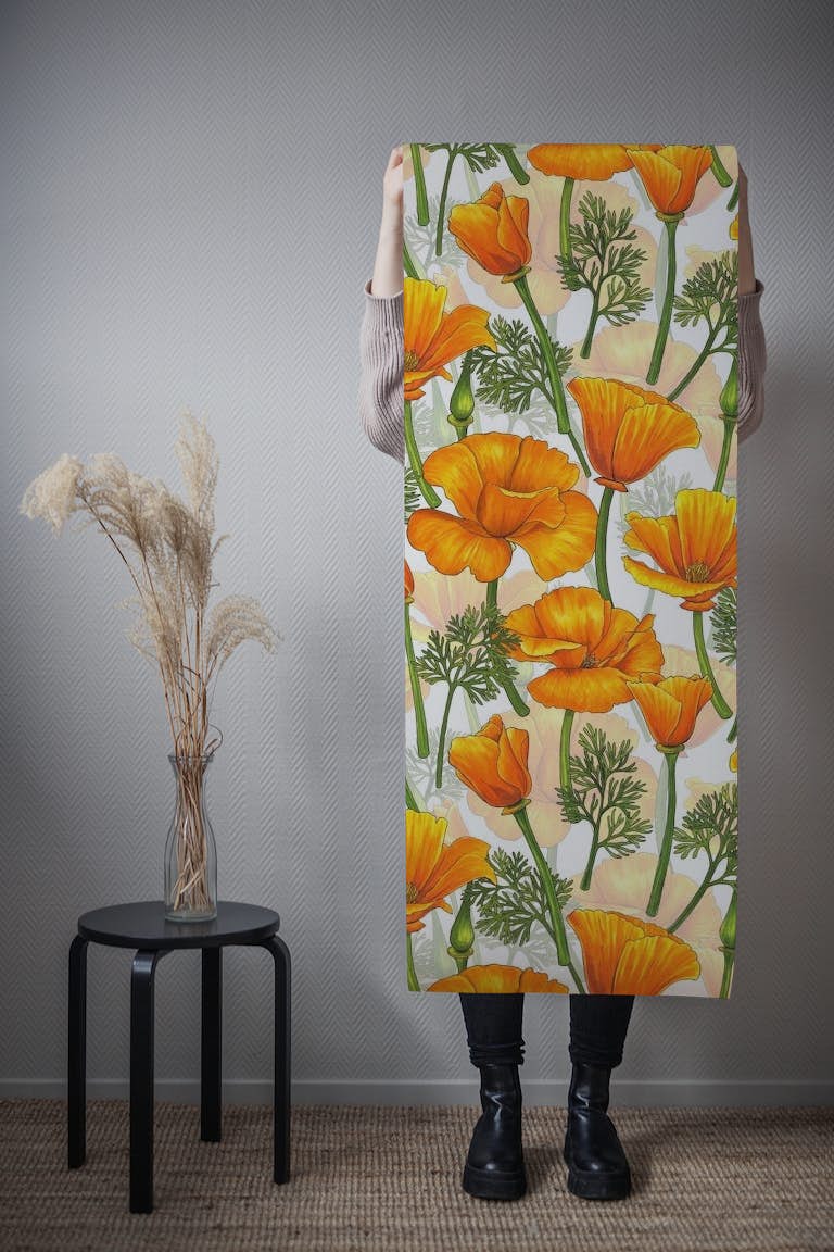 California poppies 3 tapety roll
