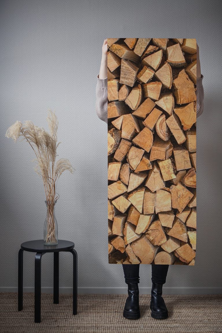 Firewood II papel de parede roll