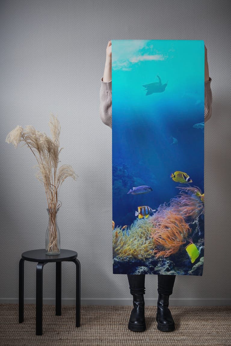 Underwater world wallpaper roll