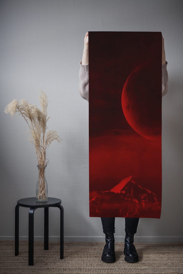 Bloody Moon wallpaper roll