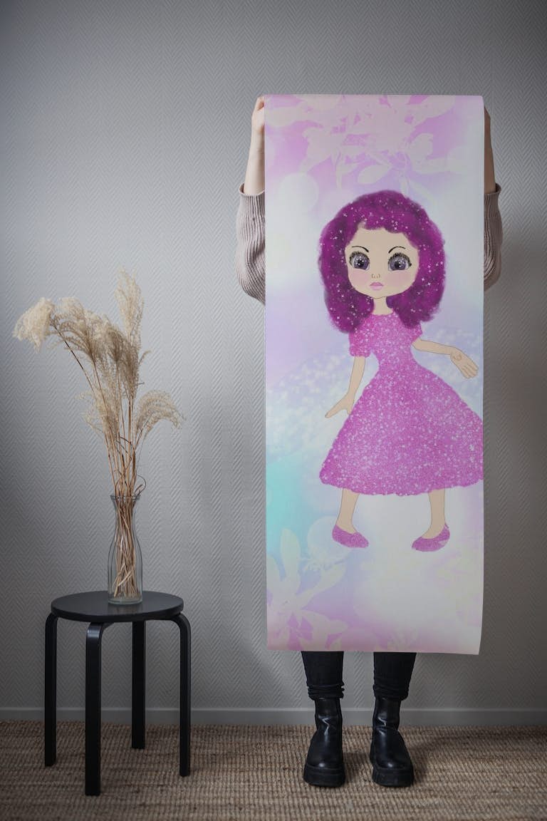 Pink Little Fairy 1 papel pintado roll