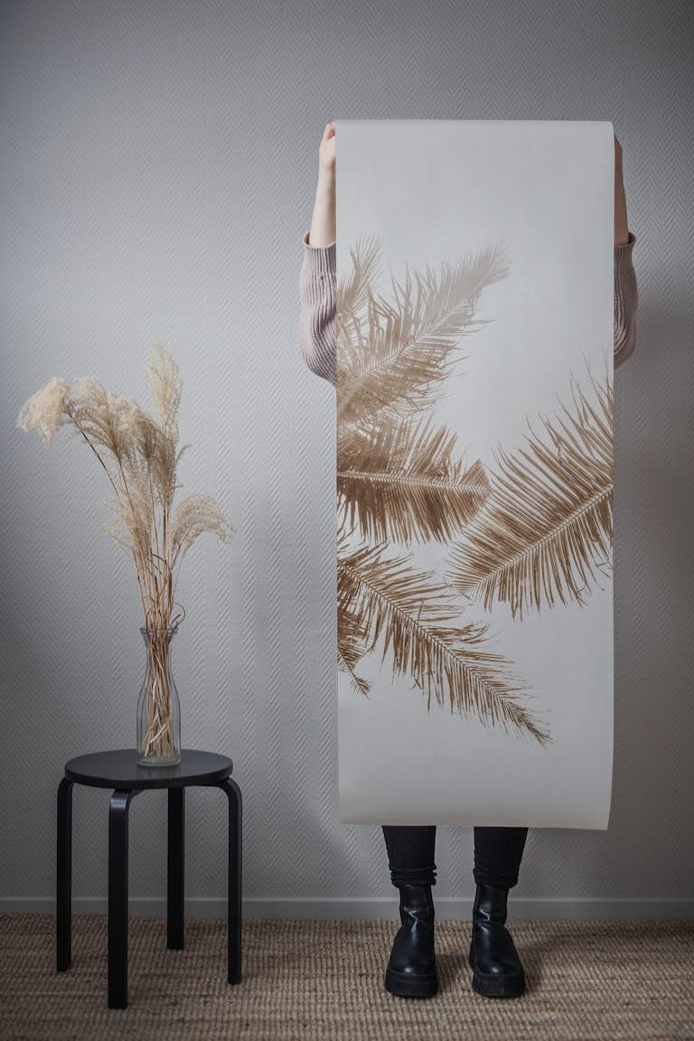 Golden Palm Trees wallpaper roll