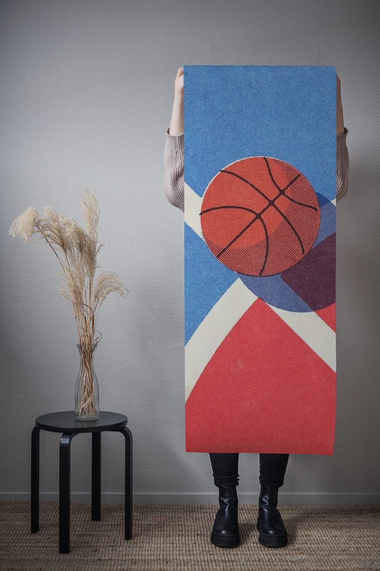 BALLS Basketball - outdoor I wallpaper roll
