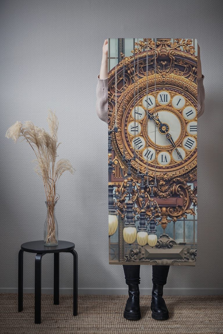 Clock Architecture wallpaper roll
