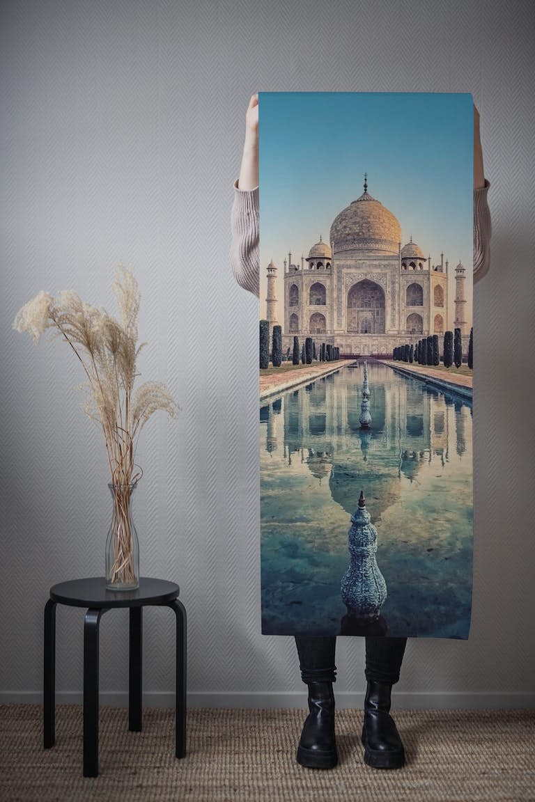 Taj Mahal Reflection wallpaper roll