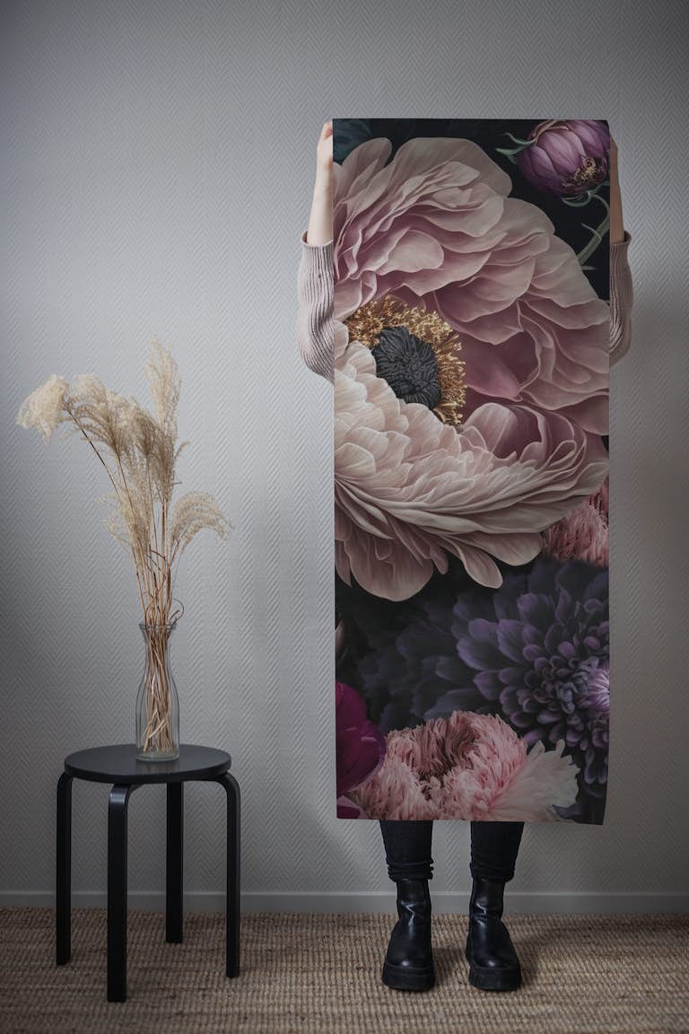 Moody Flower Fantasy wallpaper roll