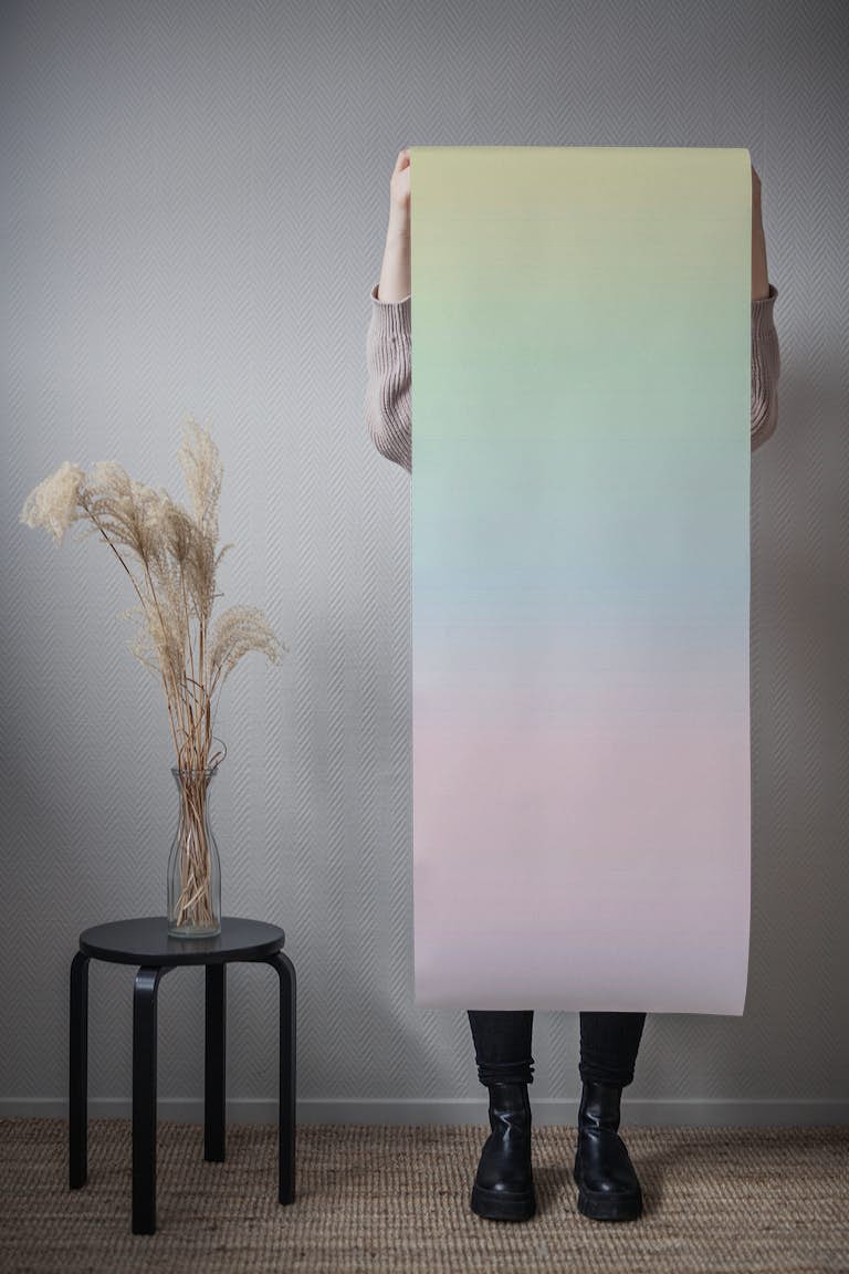 Pastel Rainbow Vibes wallpaper roll