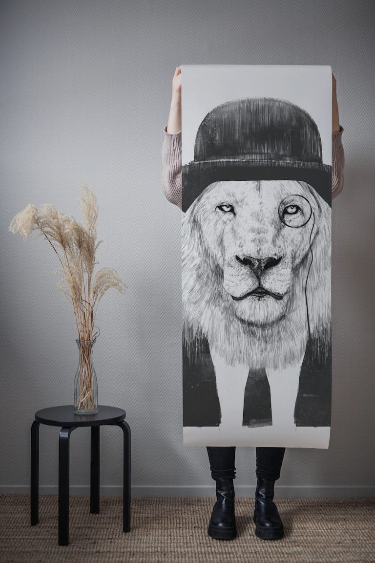 Sir lion wallpaper roll