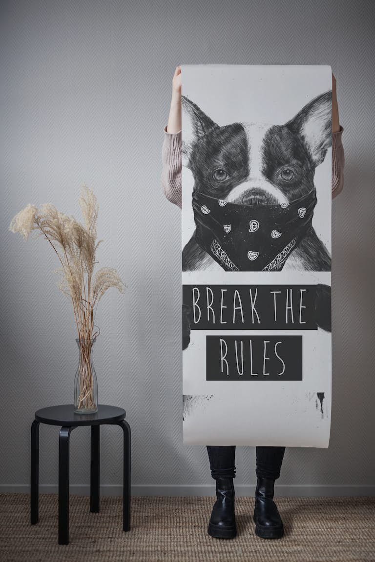 Rebel dog behang roll