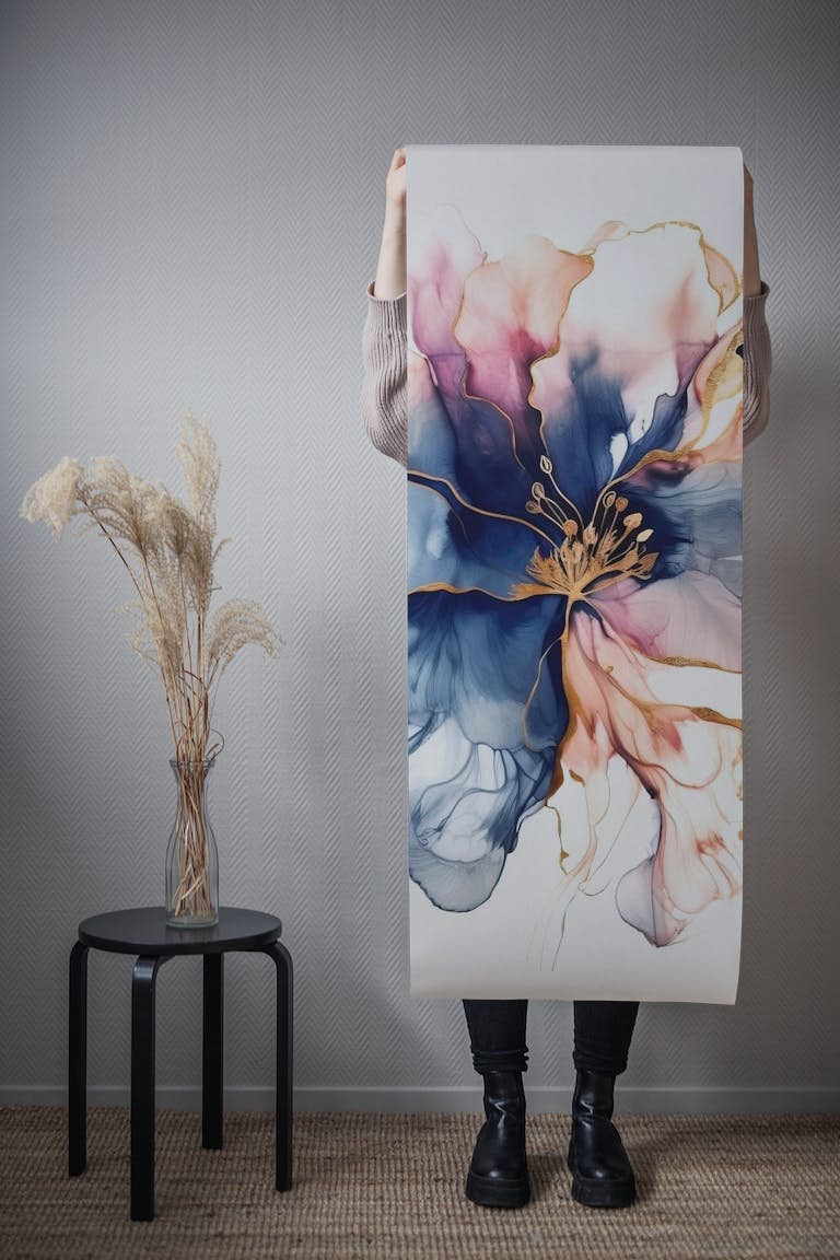 Liquid Flower wallpaper roll