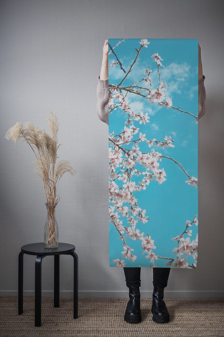 Flowering Almond Tree wallpaper roll