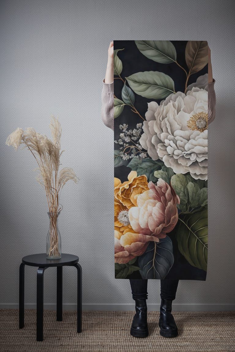 Moody Baroque Large Floral II tapet roll