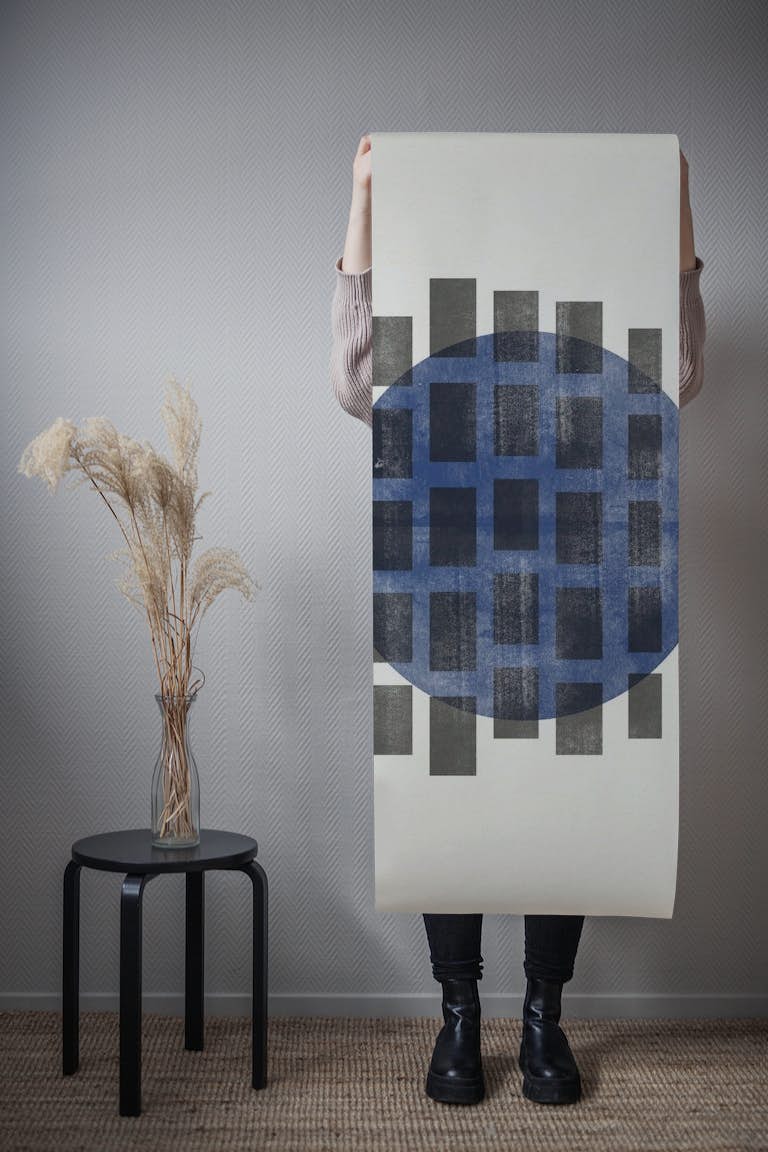 Modern Japandi Pattern tapetit roll
