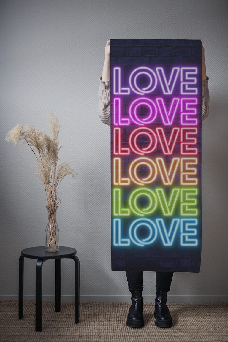 Love Love Love papiers peint roll