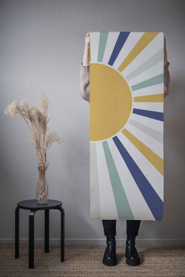 Sunbeam wallpaper roll