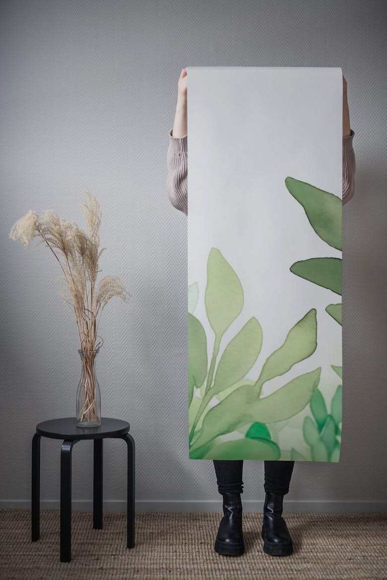 Fresh Green Foliage wallpaper roll