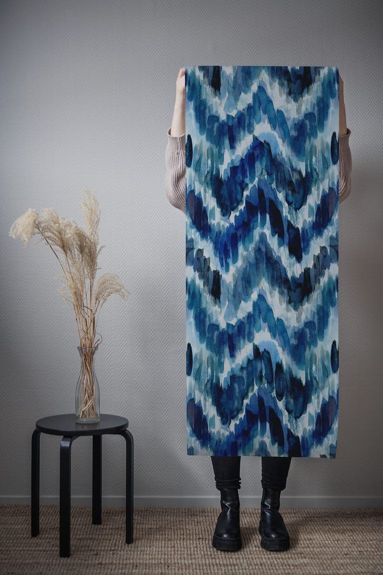 Watercolor Ikat ταπετσαρία roll