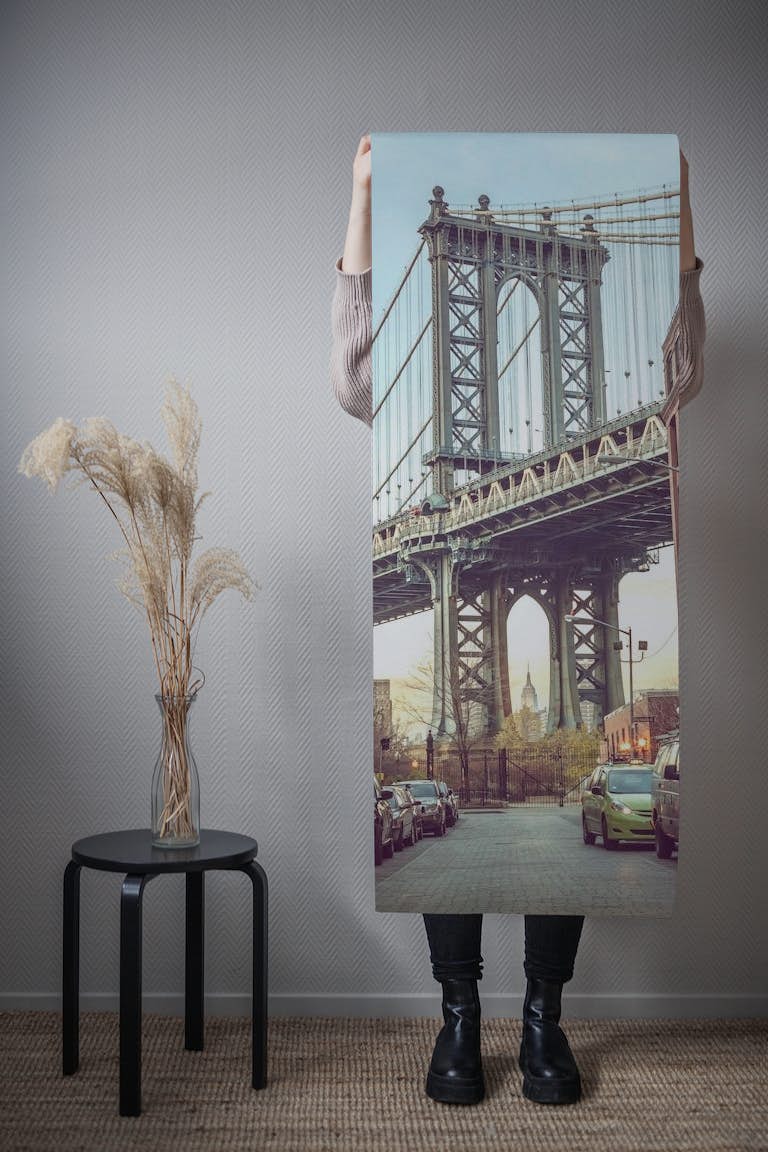 Manhattan Bridge from the Dumbo wallpaper roll