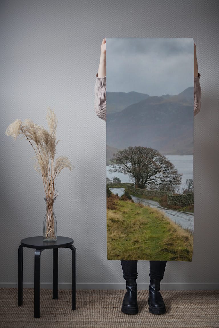 British Lake District wallpaper roll