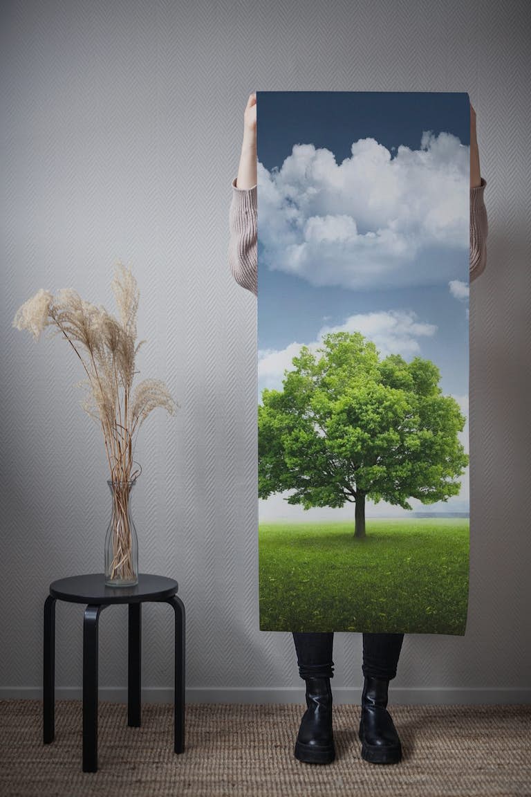 Lone tree papel pintado roll