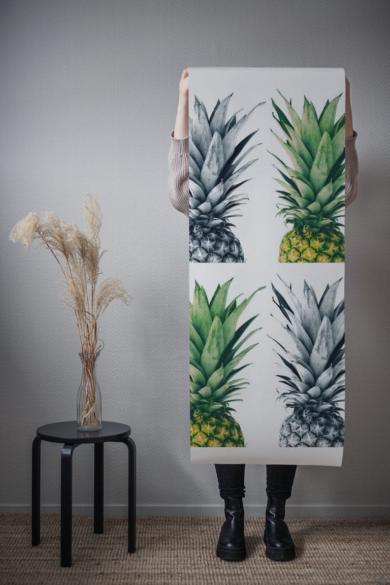 Ananas wallpaper roll