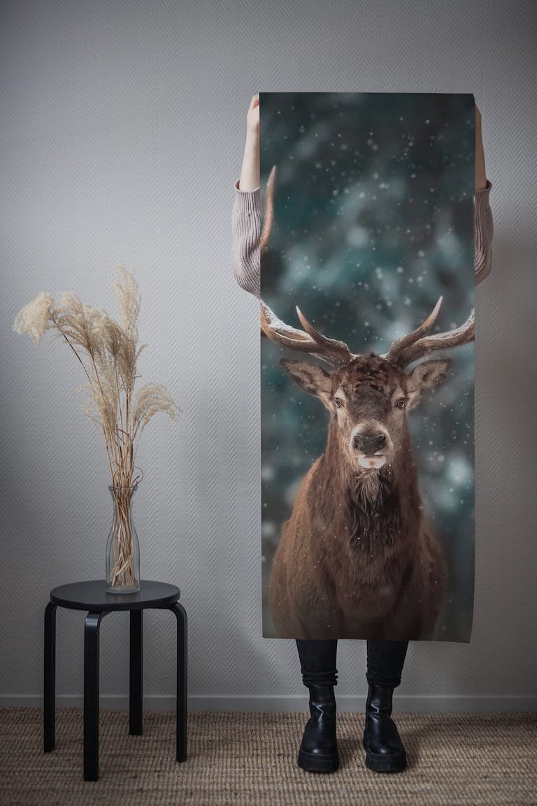 Deer King wallpaper roll