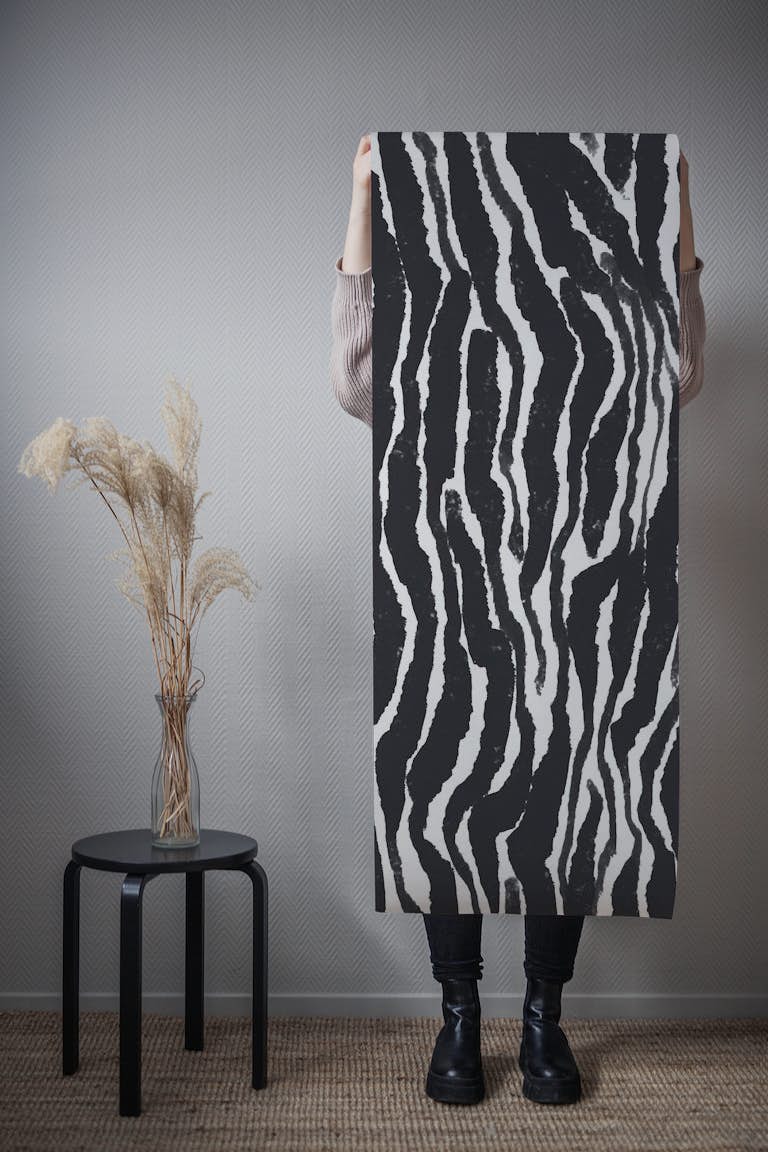 Zebra Pattern papel pintado roll