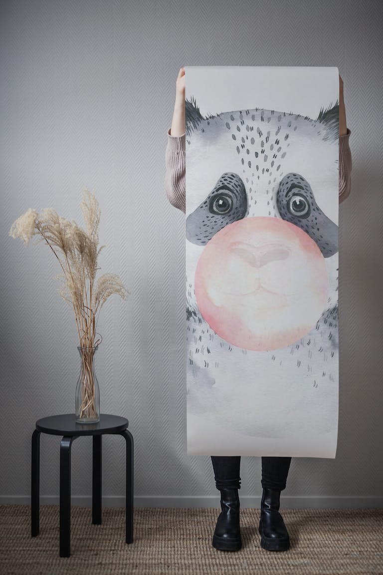 Bubblegum panda papel pintado roll